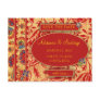 ROCKIN' VINTAGE COSTA RICAN FLORAL SAVE THE DATE POST CARD