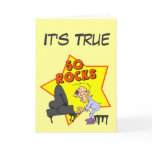Rocking 50th Birthday Card