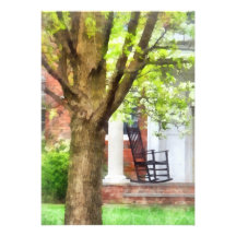 Rocking Chair on Porch Invite