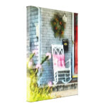 Rocking Chair With Pink Pillow Canvas Prints