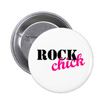 Rocking Chick Pinback Buttons