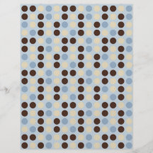 Rocking Horse Boy Dual-Sided Scrapbook Paper 6 Personalized Flyer