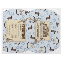 Rocking Horse Boy Puff Box Template B2 Custom Flyer