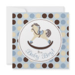 Rocking Horse Boy Square 2 invitations