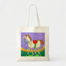 Rocking Horse Canvas Bags