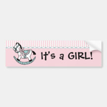 Rocking Horse Custom Bumper Stickers