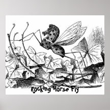 Rocking Horse Fly Print