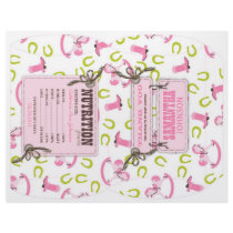 Rocking Horse Girl Puff Box Template B2 Flyers