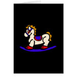 rocking horse greeting cards
