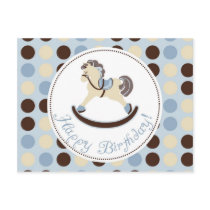 Rocking Horse Postcard B2