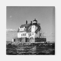 Rockland Harbour Breakwater Lighthouse Refrigerator Magnets