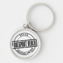 Rockport Beach Title Keychains