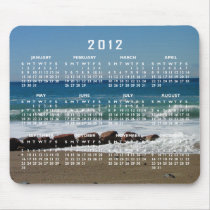 Rocks at the Beach; 2012 Calendar Mousepads