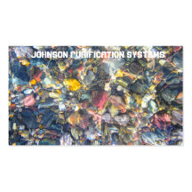 Rocks in Lake Superior Business Card Template