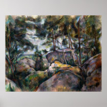 Rocks in the Forest - Paul Cézanne
