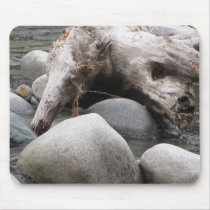 Rocks On Riverbank Mousepad