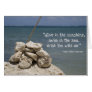 Rocks on the Beach Greeting Card