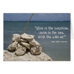 Rocks on the Beach Greeting Card