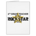 Rockstar by Night - 4th Grade cards