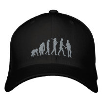 Rockstar Evolution Musician Evolution Rock Music Embroidered Hat