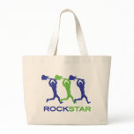 rockstar icon tote bag