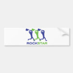 rockstar icon bumper stickers