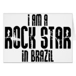Rockstar In Brazil Greeting Card