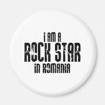Rockstar In Romania Refrigerator Magnets