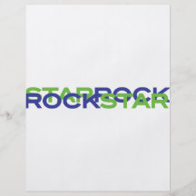 rockstar personalised flyer