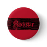 Rockstar rojo pin