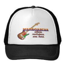 Rockstars are born in Madagascar Mesh Hats