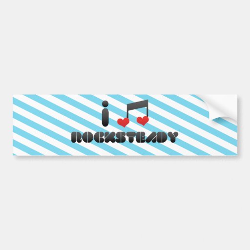 Rocksteady fan bumper stickers