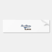 Rockton Illinois City Classic Bumper Sticker