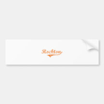 Rockton Illinois Classic Design Bumper Sticker