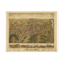 Rockville Connecticut in 1877 Post Cards