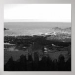 Rocky Beach. Scenic Coastal View. Custom posters