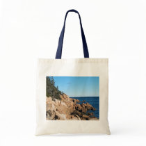 Rocky Coast Of Bass Harbour Canvas Bags