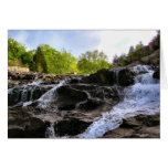 Rocky Falls From The Bottom Card