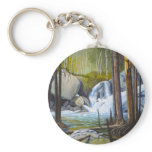 Rocky Mountain Watefall - "Raging Solitude" keychains