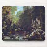 Rocky River Valley By Courbet Gustave mousepads