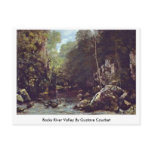 Rocky River Valley By Gustave Courbet Post Cards