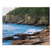 Rocky shoreline photo art