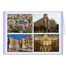 Rococo Buildings Greeting Card