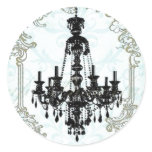 rococo chandelier stickers