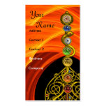 ROD OF ASCLEPIUS WITH 7 CHAKRAS ,SPIRITUAL ENERGY BUSINESS CARD TEMPLATES