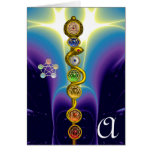 ROD OF ASCLEPIUS WITH 7 CHAKRAS ,SPIRITUAL ENERGY