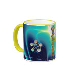 ROD OF ASCLEPIUS WITH 7 CHAKRAS ,SPIRITUAL ENERGY MUGS