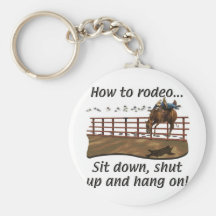 Rodeo - Broncs - How to Rodeo Keychain