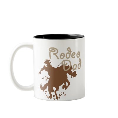 Rodeo Dad Mugs by TeeShirtsTShirts