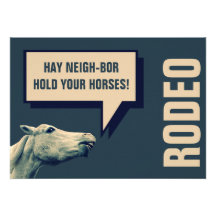Rodeo Horse Event Announcement or Invitation